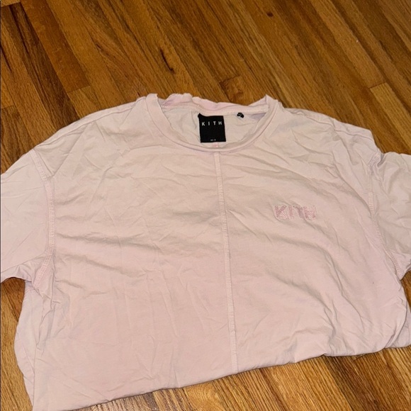 Kith Tops - Kith Women’s Light Pink Oversized T-Shirt
